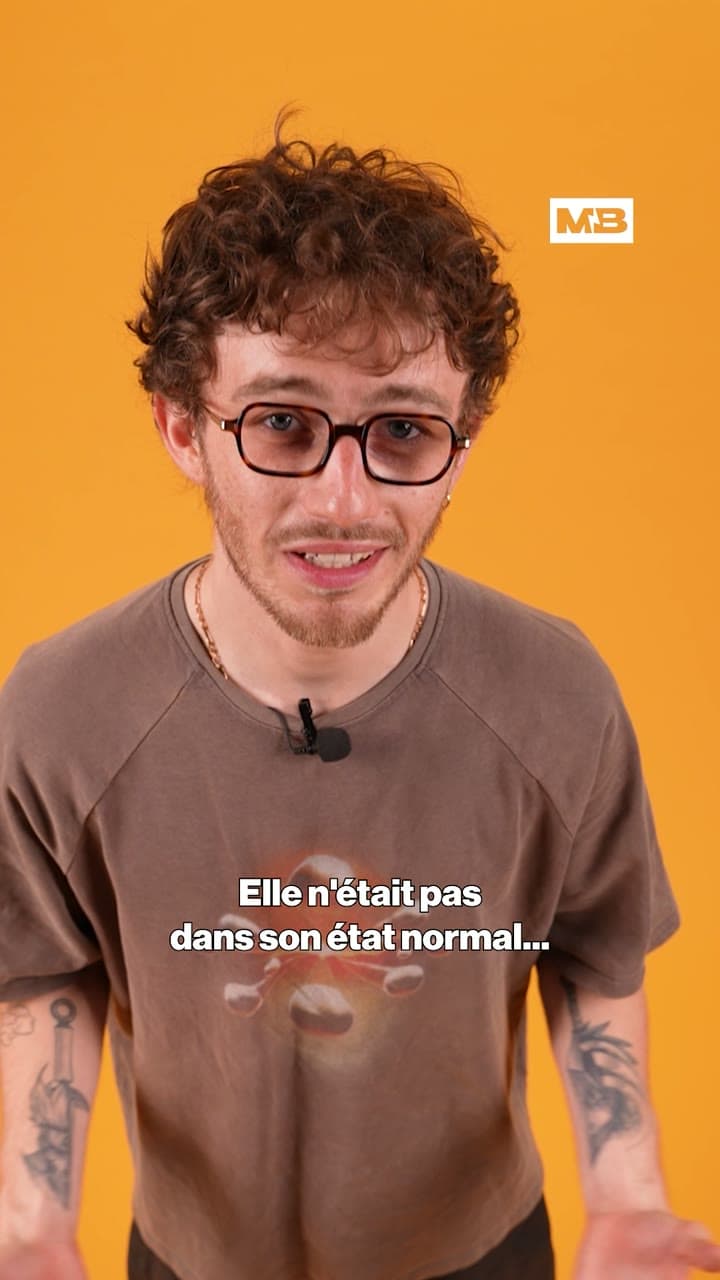 Nathan Daout sur fond orange pour Culture même